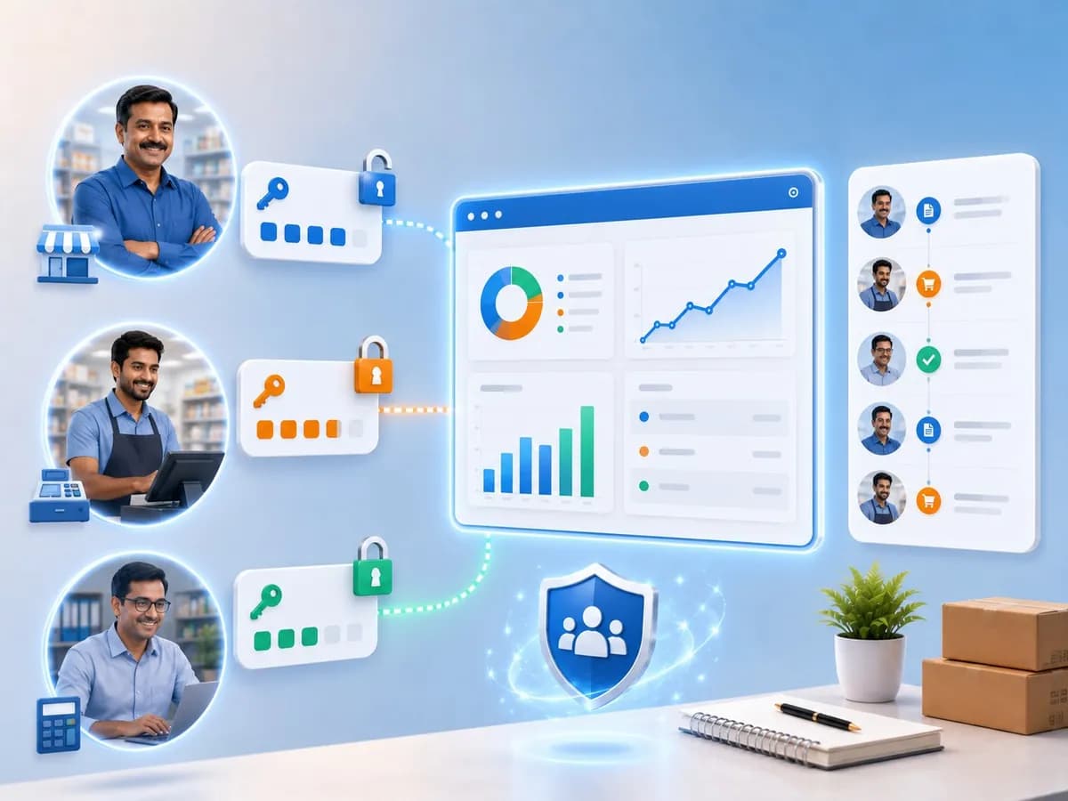 Team using Accountune multi-user accounting software together