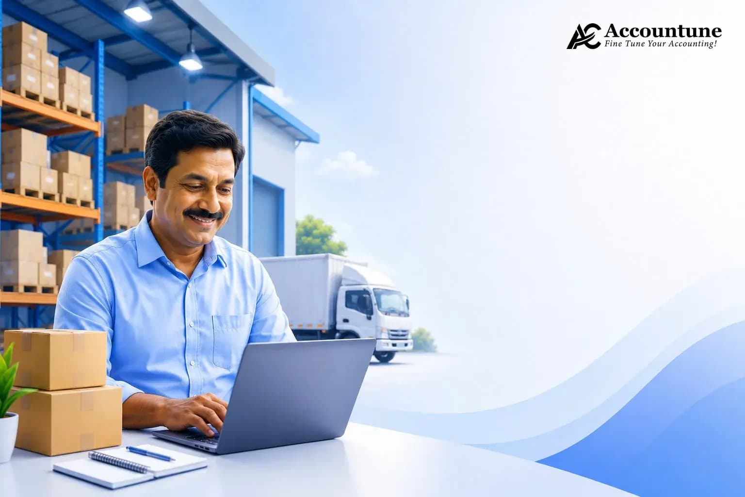 Wholesale billing software for distributors — the Accountune day book