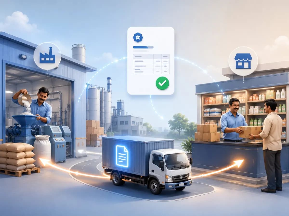 MSME owner sending GST invoices with Accountune billing software