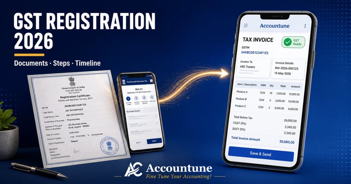 GST Registration Process in India 2026: Documents, Steps, Timeline & Why Applications Get Rejected