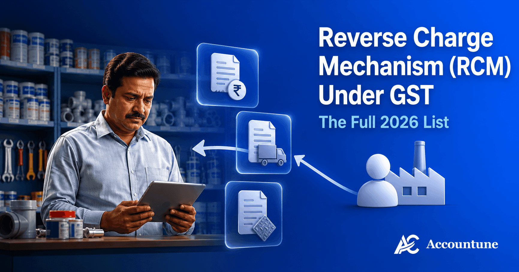 Reverse Charge Mechanism (RCM) Under GST 2026: Full List