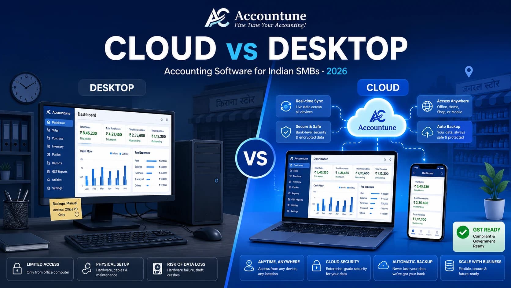 Cloud vs Desktop Accounting Software: