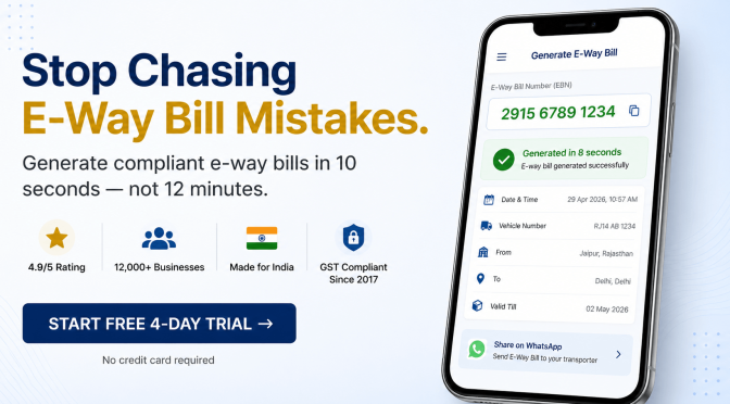 E-Way Bill 2026: Complete Guide for Indian Small Business